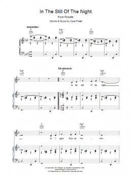 page one of In The Still Of The Night (Piano, Vocal & Guitar Chords)