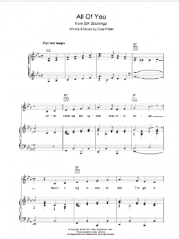 page one of All Of You (Piano, Vocal & Guitar Chords)