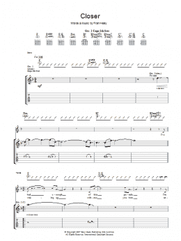 page one of Closer (Guitar Tab)