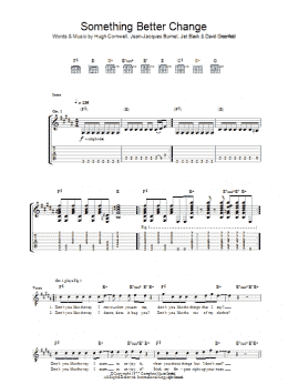 page one of Something Better Change (Guitar Tab)