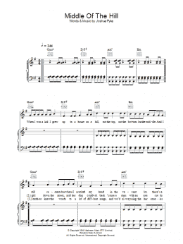 page one of Middle Of The Hill (Piano, Vocal & Guitar Chords)