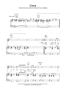 page one of Grace (Piano, Vocal & Guitar Chords)