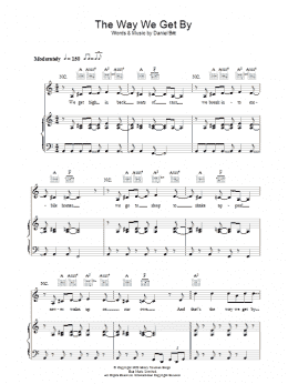 page one of The Way We Get By (Piano, Vocal & Guitar Chords)