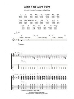 page one of Wish You Were Here (Guitar Tab)