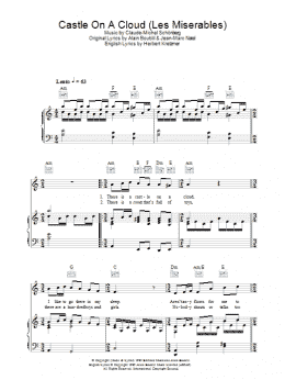 page one of Castle On A Cloud (Piano, Vocal & Guitar Chords (Right-Hand Melody))