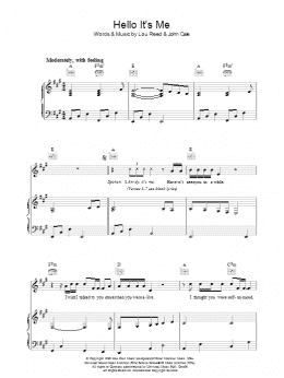 page one of Hello It's Me (Piano, Vocal & Guitar Chords)