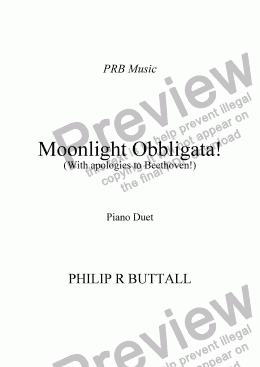 page one of Moonlight Obbligata!