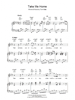 page one of Take Me Home (Piano, Vocal & Guitar Chords)