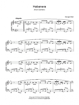 page one of Habanera (Easy Piano)