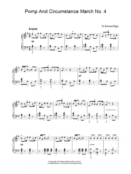 page one of Pomp And Circumstance (Easy Piano)