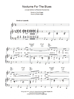 page one of Harlem Nocturne (Piano, Vocal & Guitar Chords)