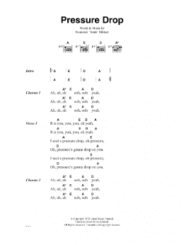 page one of Pressure Drop (Guitar Chords/Lyrics)