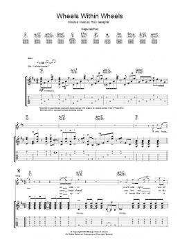 page one of Wheels Within Wheels (Guitar Tab)