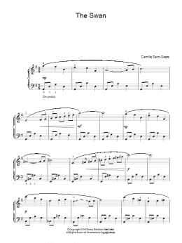 page one of The Swan (Piano Solo)