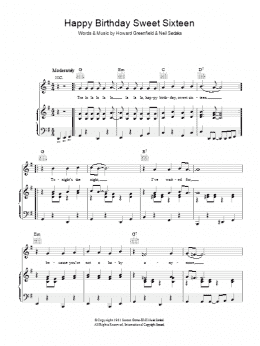 Calendar Girl (Lead sheet with lyrics ) - piano tutorial