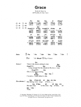 page one of Grace (Guitar Chords/Lyrics)