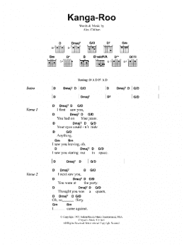 page one of Kangaroo (Guitar Chords/Lyrics)