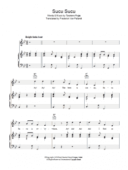 page one of Sucu Sucu (Piano, Vocal & Guitar Chords)