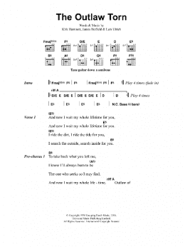 page one of The Outlaw Torn (Guitar Chords/Lyrics)