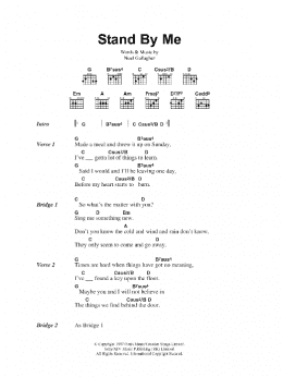 page one of Stand By Me (Guitar Chords/Lyrics)