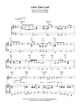 page one of Let's Get Lost (Piano, Vocal & Guitar Chords)