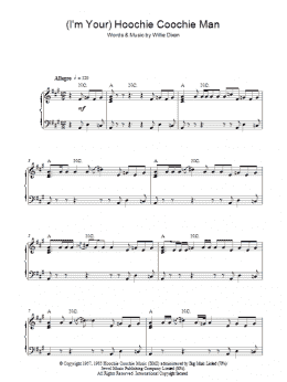 page one of (I'm Your) Hoochie Coochie Man (Piano Solo)