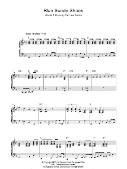 page one of Blue Suede Shoes (Piano Solo)