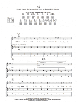 page one of 42 (Guitar Tab)