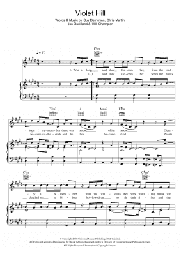 page one of Violet Hill (Piano, Vocal & Guitar Chords)