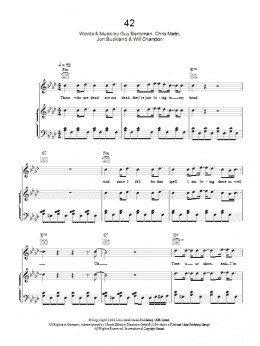 page one of 42 (Piano, Vocal & Guitar Chords)