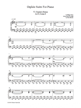 page one of Orphee Suite For Piano, VI. Orphee's Return, Act II, Scene 8 (Piano Solo)