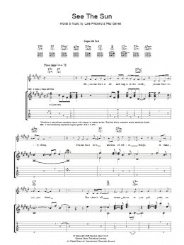 page one of See The Sun (Guitar Tab)