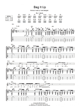 page one of Bag It Up (Guitar Tab)