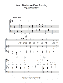 page one of Keep The Home Fires Burning (Piano, Vocal & Guitar Chords (Right-Hand Melody))