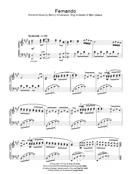 page one of Fernando (Piano Solo)