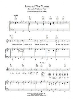 page one of A-round The Corner (Be-neath The Berry Tree) (Piano, Vocal & Guitar Chords)