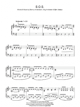 page one of SOS (Piano Solo)