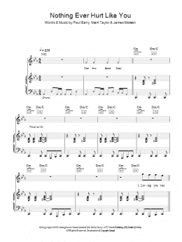 page one of Nothing Ever Hurt Like You (Piano, Vocal & Guitar Chords)