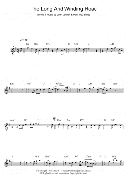 page one of The Long And Winding Road (Flute Solo)