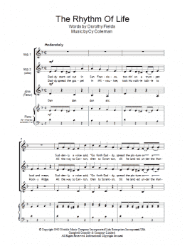 page one of The Rhythm Of Life (SSA Choir)