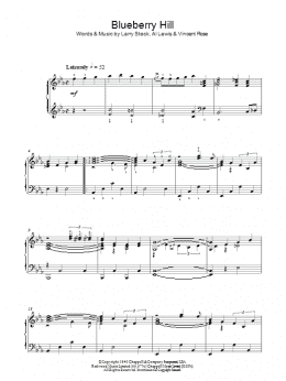 page one of Blueberry Hill (Piano Solo)