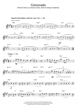 page one of Corcovado (Quiet Nights Of Quiet Stars) (Alto Sax Solo)