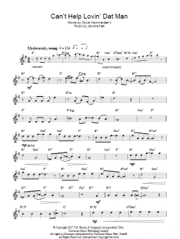 page one of Can't Help Lovin' Dat Man (Lead Sheet / Fake Book)