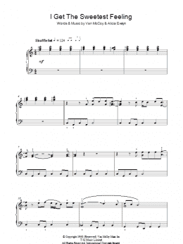 page one of I Get The Sweetest Feeling (Piano Solo)