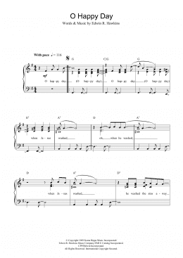 page one of Oh Happy Day (Piano & Vocal)