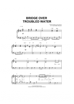 page one of Bridge Over Troubled Water (Piano & Vocal)