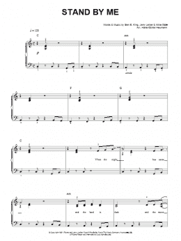 page one of Stand By Me (Easy Piano)