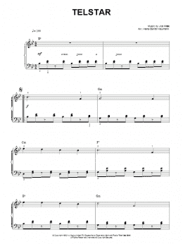 page one of Telstar (Piano Solo)