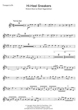 page one of Hi-Heel Sneakers (Trumpet Solo)