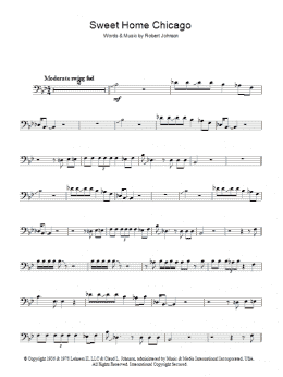 page one of Sweet Home Chicago (Piano, Vocal & Guitar Chords)